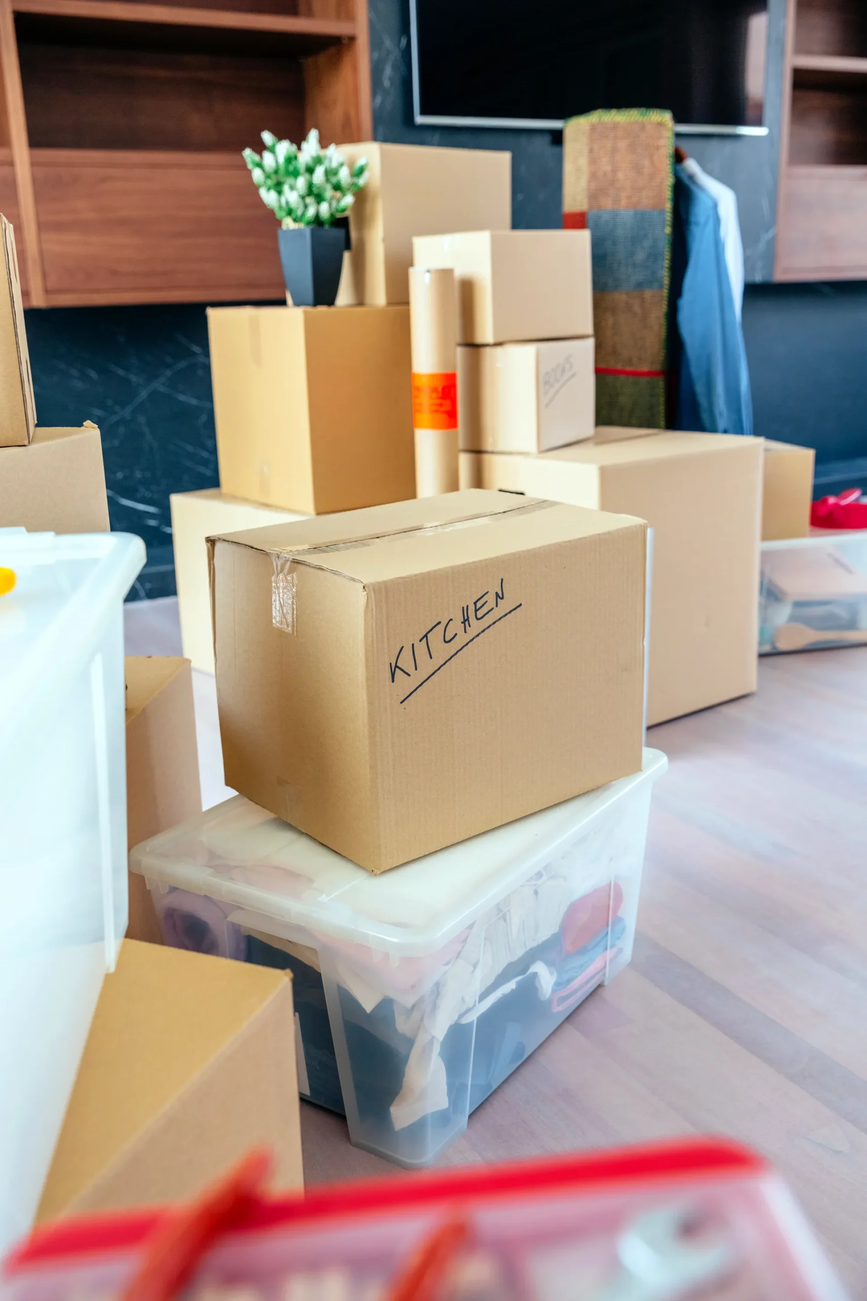 a home in process of moving by best Dubai Moving company